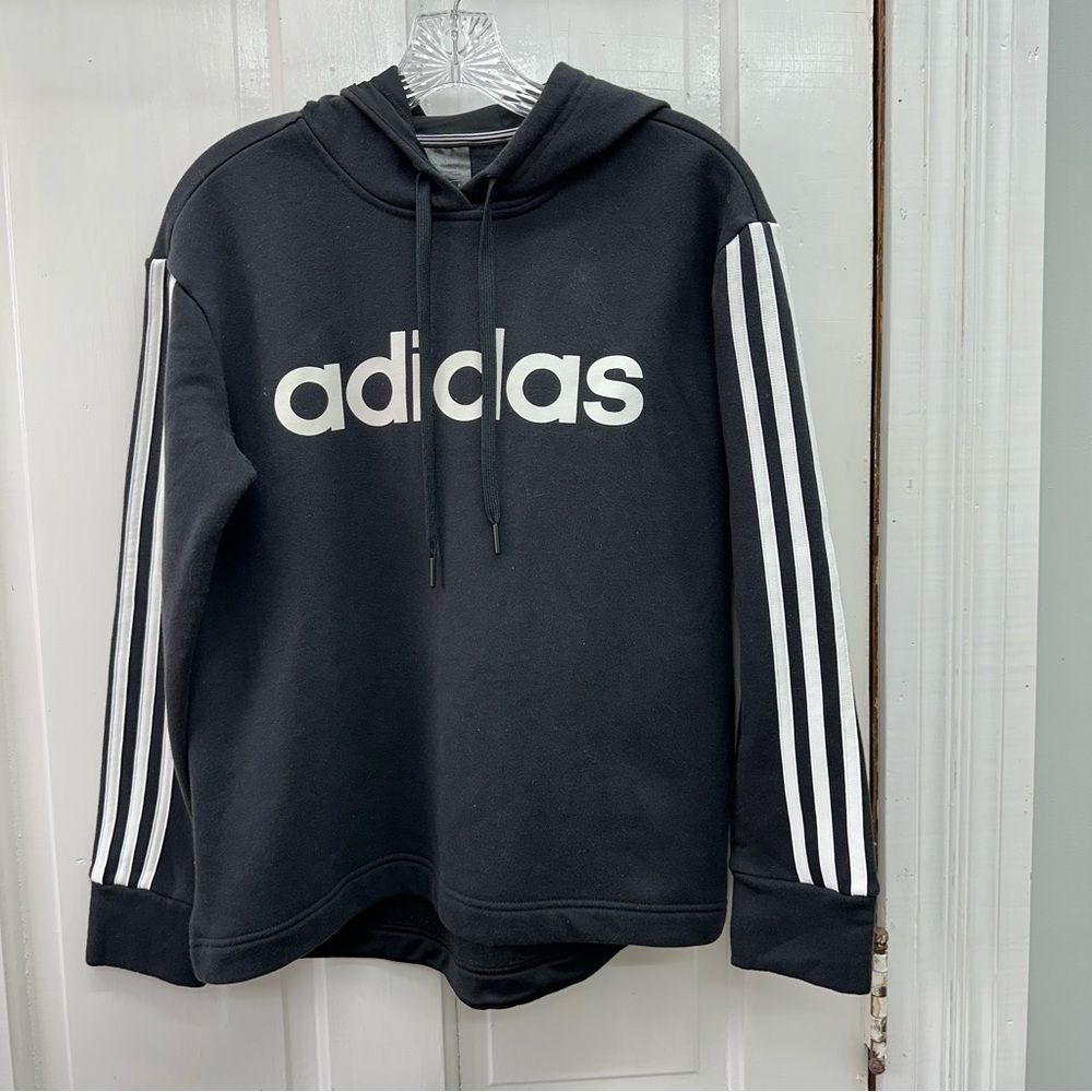 adidas Black and White Hoodie